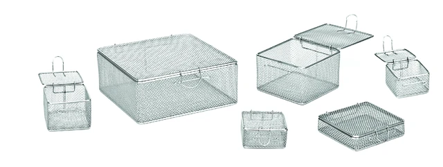 Wire Basket Fine Mesh 120x120x30 mm — Catalog model illustration