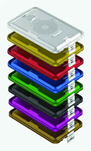 Standard Model Container Lid Perforated Gray 465X285 mm — Catalog model illustration