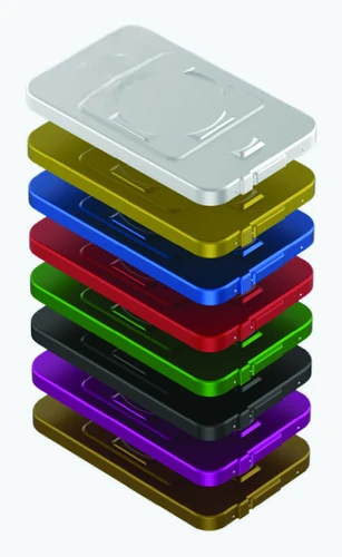 Standard Model Container Safety Lid Gray 482X287 mm — Catalog model illustration