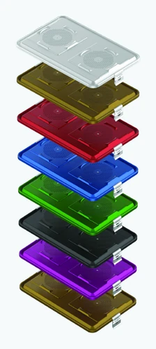 Standard Model Container Lid Perforated Gray 585X370 mm — Catalog model illustration