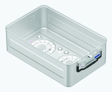 Standard Model Container Base Perforated 595X365X105 mm — Catalog model illustration