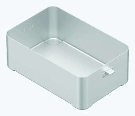 Dental Model Container Base Non-Perforated 320X185X100 mm — Catalog model illustration