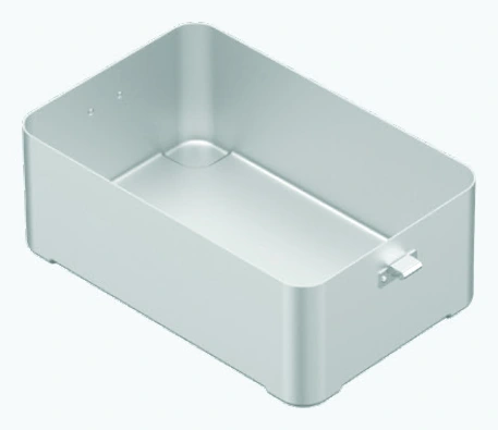 Dental Model Container Base Non-Perforated 320X185X40 mm — Catalog model illustration
