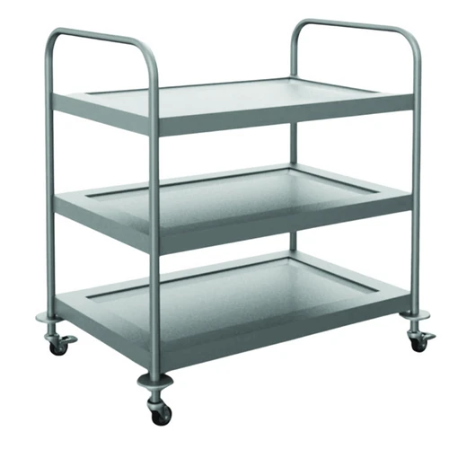 Stainless Steel Instrument Transport Trolley — Original catalog image