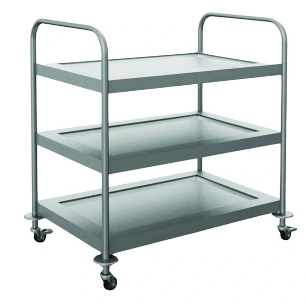 Stainless Steel Instrument Transport Trolley — Original catalog image