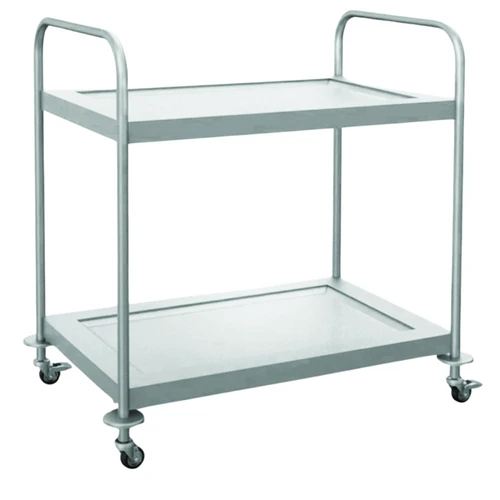 Stainless Steel Material Trolley Two Storied — Original catalog image