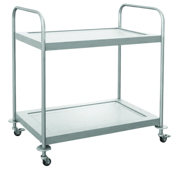 Stainless Steel Material Trolley Two Storied — Original catalog image